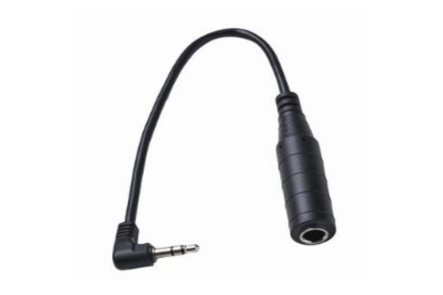 Right Angle 3.5mm to 6.35mm TRS Adapter