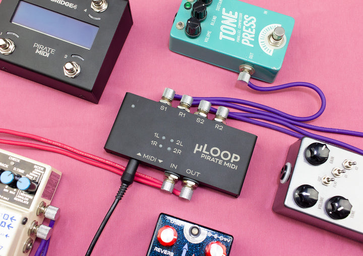 uLoop - 4-Ch Bypass and MIDI Interface – PIRATE MIDI
